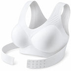 Posture Support Wireless Bra with Adjustable Front Band